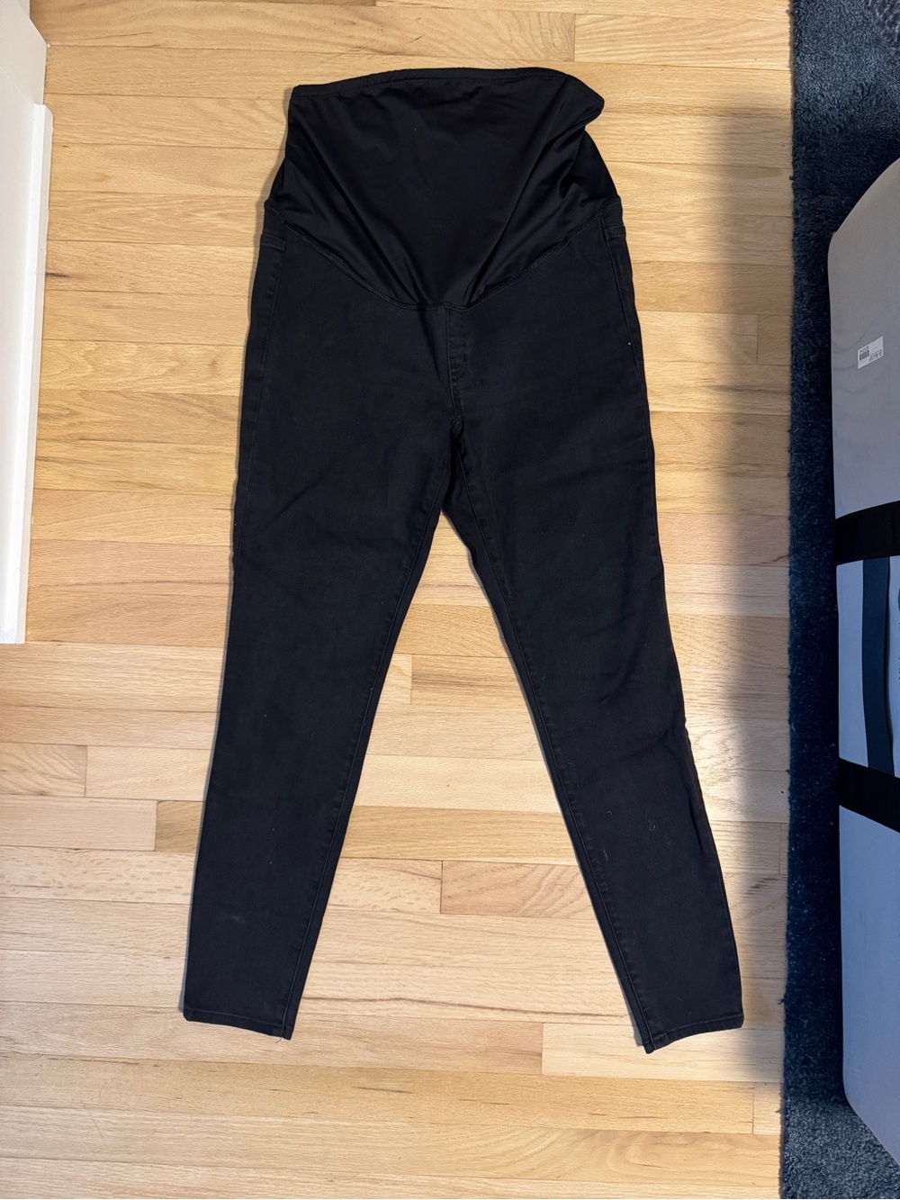 Madewell Black High-Rise Maternity Jeans